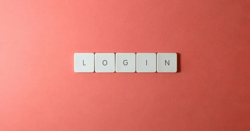 Písmenka skládající slovo login