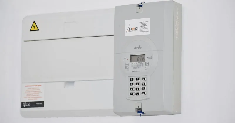 Elektroměr v rozvodné skříni